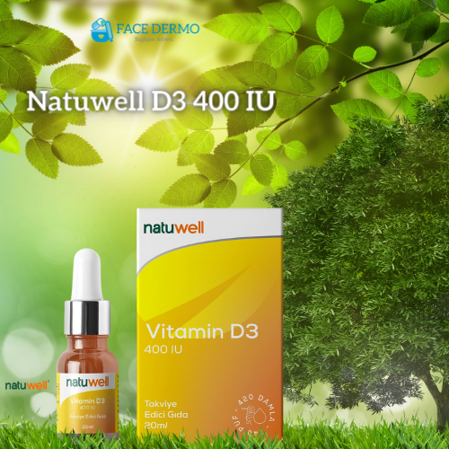 Natuwell Vitamin D3 400 IU Damla 20 ml